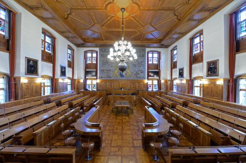 Ratssaal im Rathaus